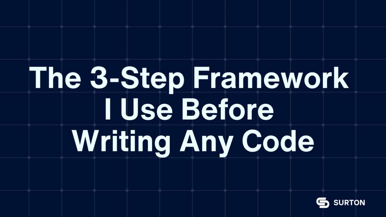 The 3-Step Framework to Understand a Codebase Before You Build - Surton